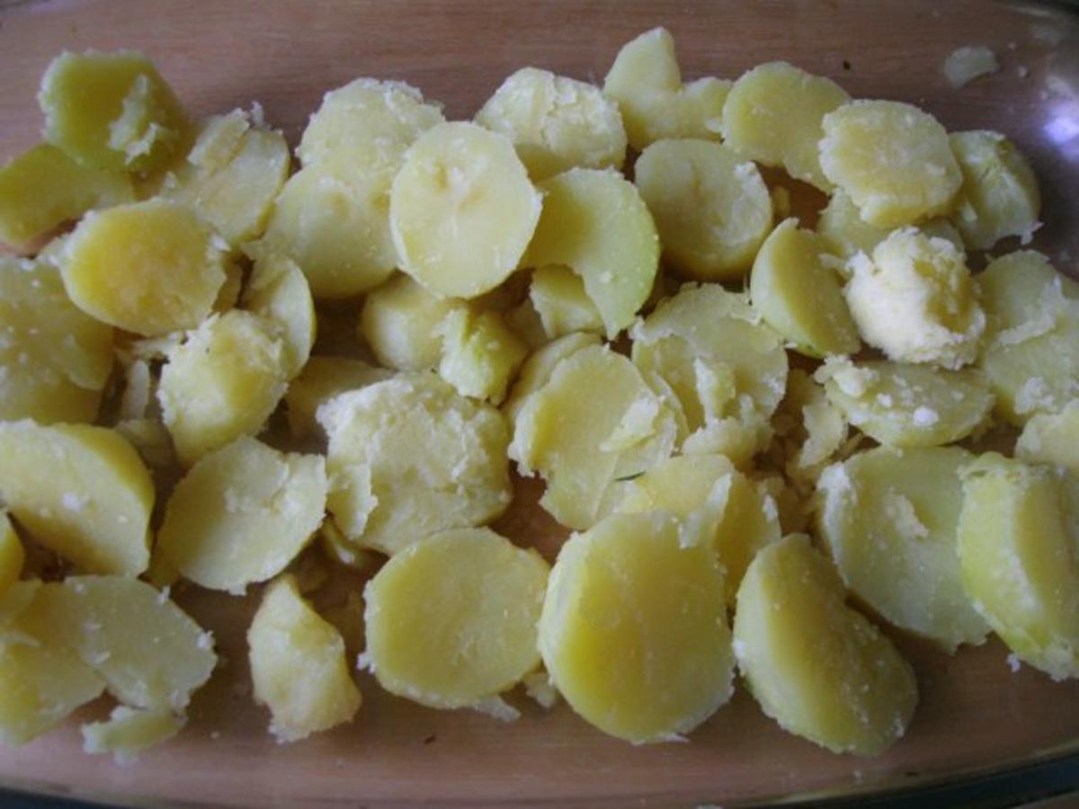 Kartoffel - Kohlrabi Gratin mit  Frischkäse - Hackfleischsauce - Rezept - Bild Nr. 12