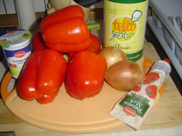 Spaghetti  mit Paprikasoße - Rezept - Bild Nr. 2