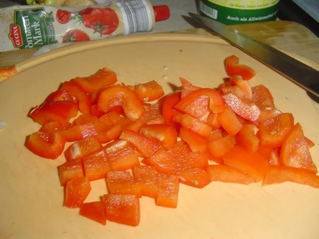 Spaghetti  mit Paprikasoße - Rezept - Bild Nr. 3