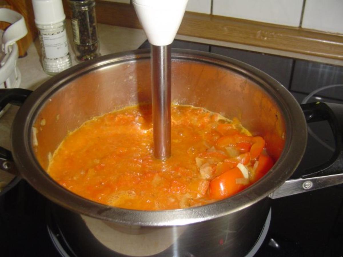 Spaghetti  mit Paprikasoße - Rezept - Bild Nr. 6