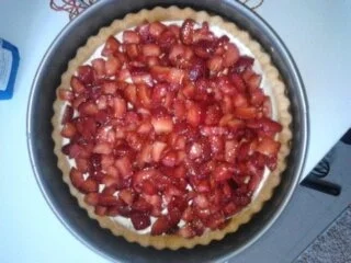 Rezept: Nermins saftig leckere Cocos Erdbeertorte Nermins saftig leckere Cocos Erdbeertorte - Rezept