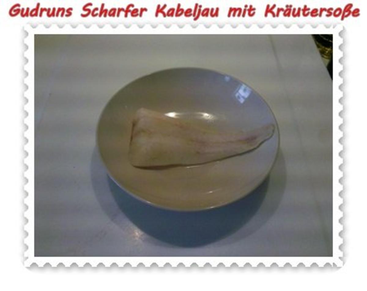 Fisch: Scharfer Kabeljau mit Kräutersoße - Rezept - Bild Nr. 2