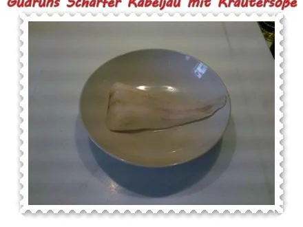 Fisch: Scharfer Kabeljau mit Kräutersoße - Rezept - Bild Nr. 2