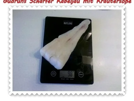 Fisch: Scharfer Kabeljau mit Kräutersoße - Rezept - Bild Nr. 3