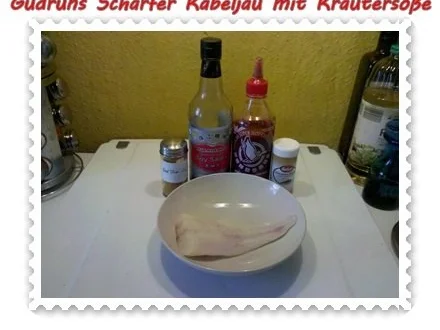Fisch: Scharfer Kabeljau mit Kräutersoße - Rezept - Bild Nr. 4