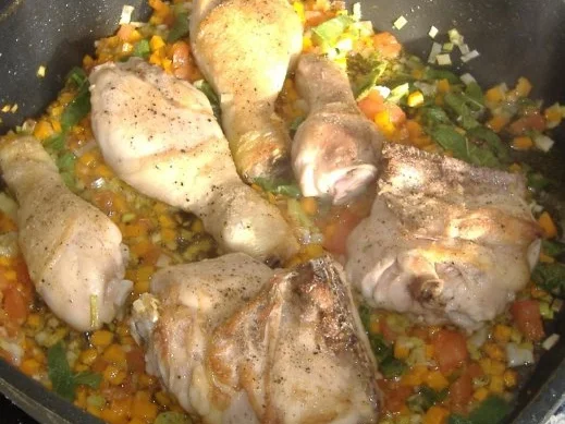 Hühnchen mit Pilzen - Rezept - Bild Nr. 5