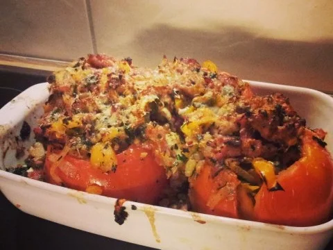 Gefüllte Ofen Tomate - Rezept - Bild Nr. 2