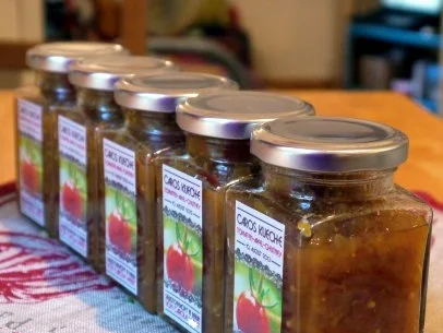 Tomaten-Apfel-Chutney - Rezept