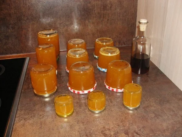 Rezept: Michis Orangengelee mit Walnusslikör Bild Nr. 3 Michis Orangengelee mit Walnusslikör - Rezept - Bild Nr. 3