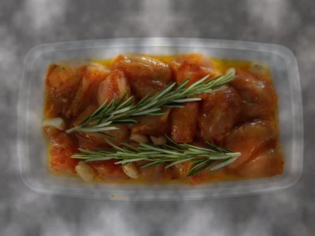 Hähnchenspieße an Paprikareis - Rezept - Bild Nr. 2