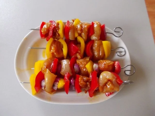 Hähnchenspieße an Paprikareis - Rezept - Bild Nr. 4