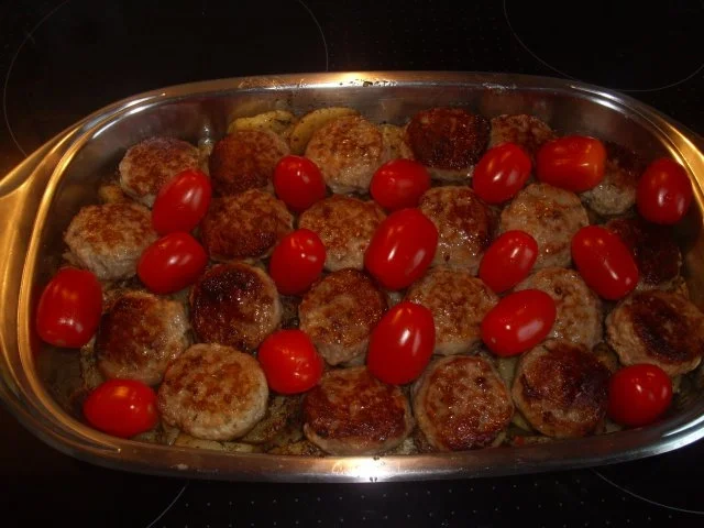 Bratkartoffelauflauf mit Bulettchen - Rezept - Bild Nr. 6