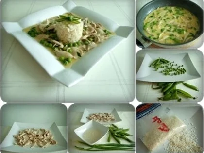 Hähnchen-Frikassee mit Reis - Rezept - Bild Nr. 3