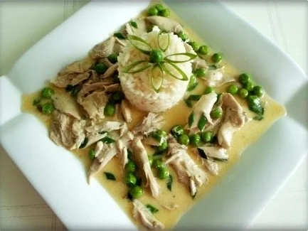 Hähnchen-Frikassee mit Reis - Rezept - Bild Nr. 2