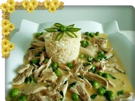 Hähnchen-Frikassee mit Reis - Rezept