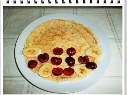 Rezept: Crêpes mit Kirschen und Banane Bild Nr. 11 Crêpes mit Kirschen und Banane - Rezept - Bild Nr. 11