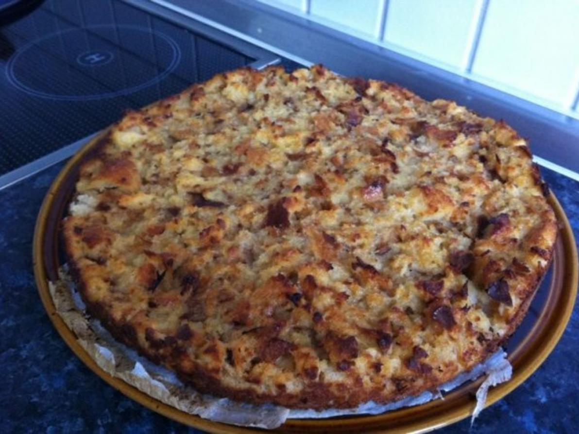 Brotkuchen Bettelmann / Brotkuchen Kuchen aus alten Semmeln / Brot warm und kalt lecker