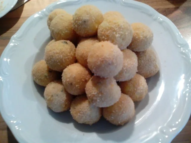 "Pfannenkroketten mit Curry-Grillfleisch" - Rezept - Bild Nr. 4