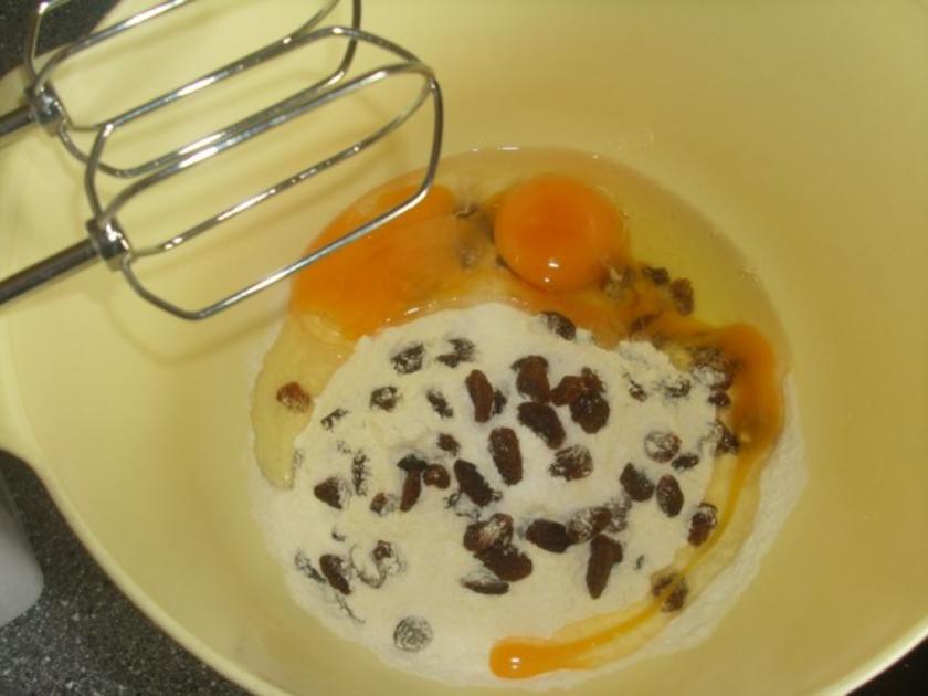 Rosinen Eierkuchen mit Eis und Schokososse - einfach - von Hoenowbear