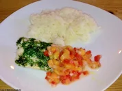 Kabeljau mit Pfirsich-Paprika-Salsa - Rezept