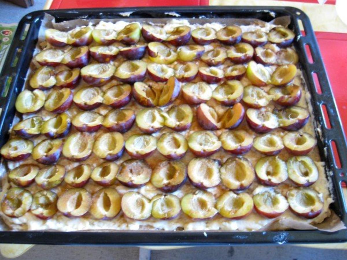 Pflaumenkuchen mit Pudding und Streusel - Rezept - Bild Nr. 11