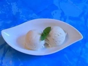 Eis: Ingwer-Vanilleeis - Rezept