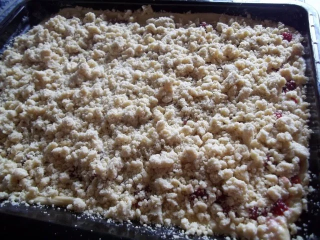 Rezept: Johannisbeer-Streusel-Kuchen vom Blech Bild Nr. 7 Johannisbeer-Streusel-Kuchen vom Blech - Rezept - Bild Nr. 7