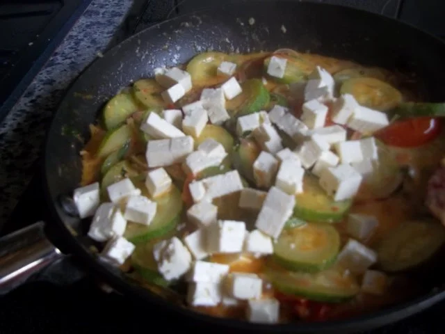 schnelle Gemüsepfanne mit Feta - Rezept - Bild Nr. 4