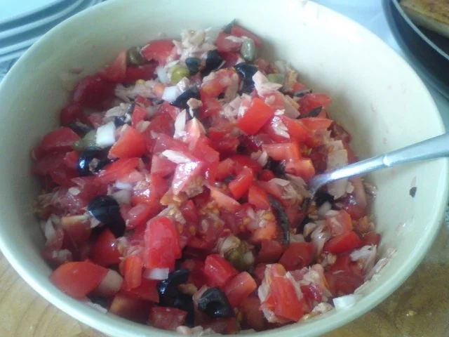 Rezept: Ħobż biż-żejt "Brot mit Öl " Bild Nr. 3 Ħobż biż-żejt "Brot mit Öl " - Rezept - Bild Nr. 3