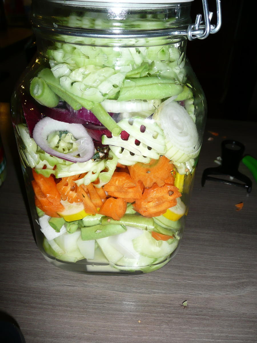 Einkochen : Gurken, Zucchini, Karotten. - Rezept - Bild Nr. 2