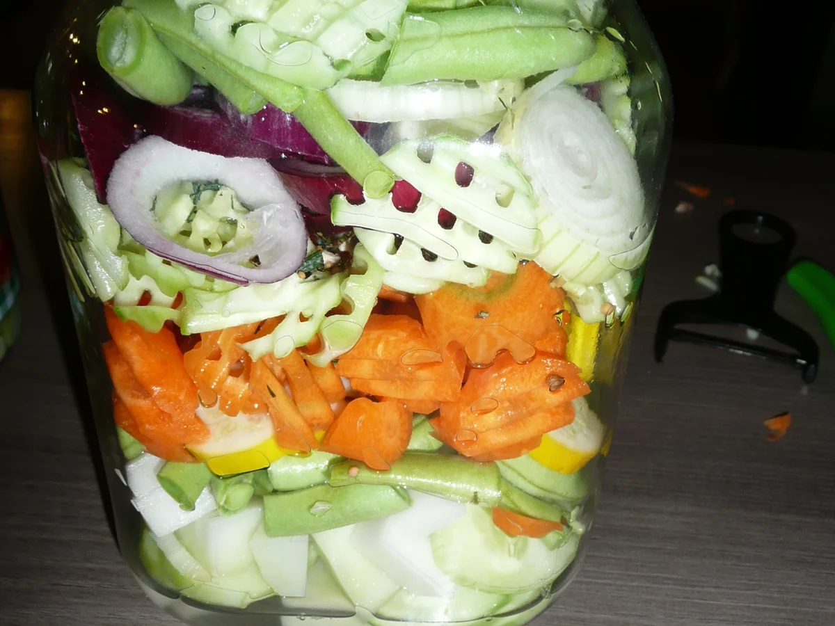 Einkochen : Gurken, Zucchini, Karotten. - Rezept - Bild Nr. 2