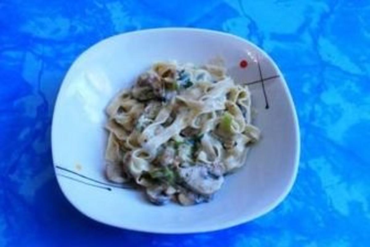 Bilder für Vegetarisch: Tagliatelle mit Pilzsoße - Rezept