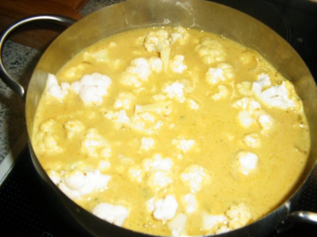 Blumenkohl-Erbsen-Curry-Suppe - Rezept - Bild Nr. 5