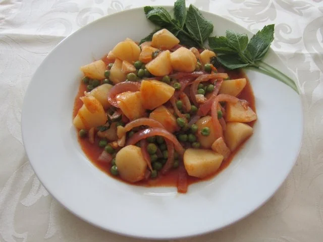 Kartoffel-Erbsen-Curry - Rezept