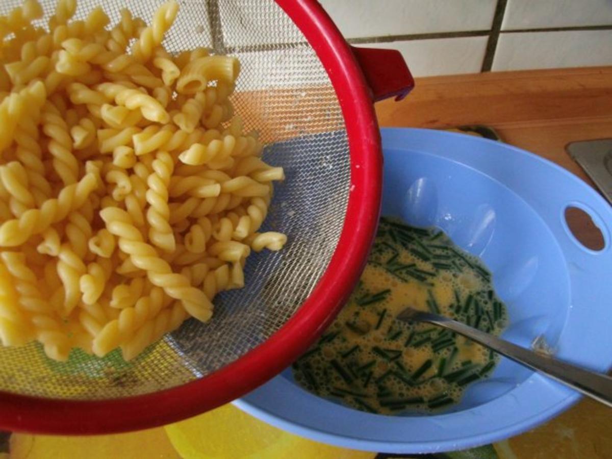 Pasta mit Rührei - Rezept - Bild Nr. 5