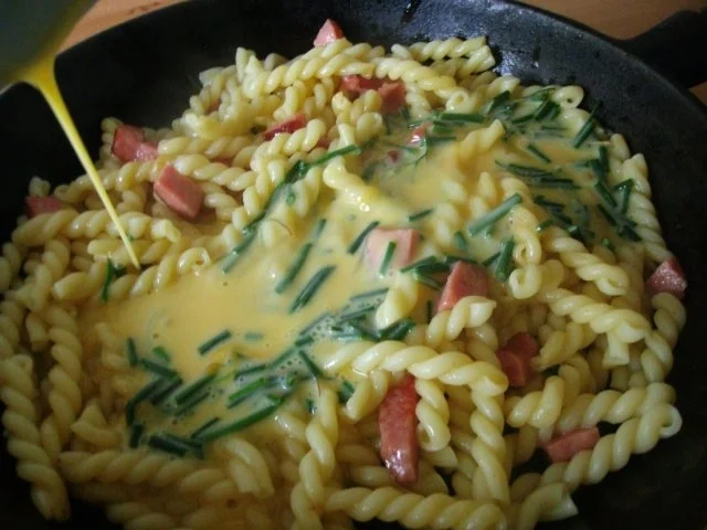 Rezept: Pasta mit Rührei Bild Nr. 7 Pasta mit Rührei - Rezept - Bild Nr. 7