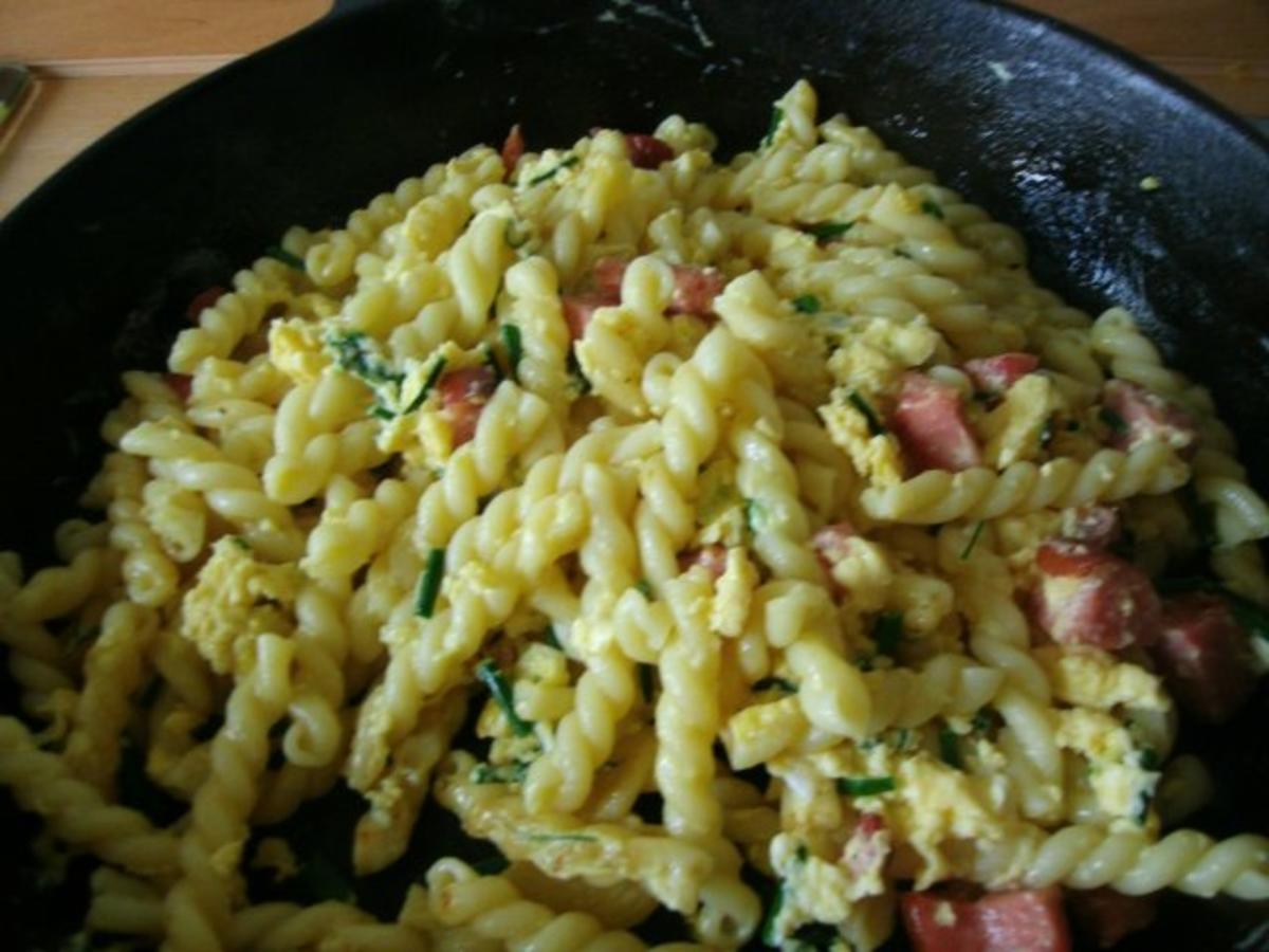 Pasta Mit Ruhrei Rezept Mit Bild Kochbar De