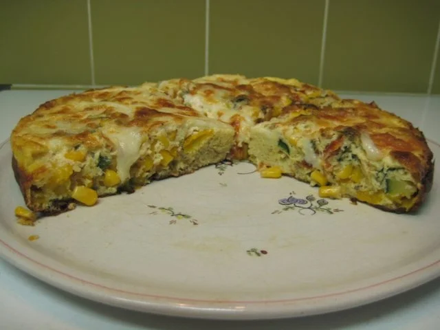 Zucchini-Mais-Omelette - Rezept - Bild Nr. 4