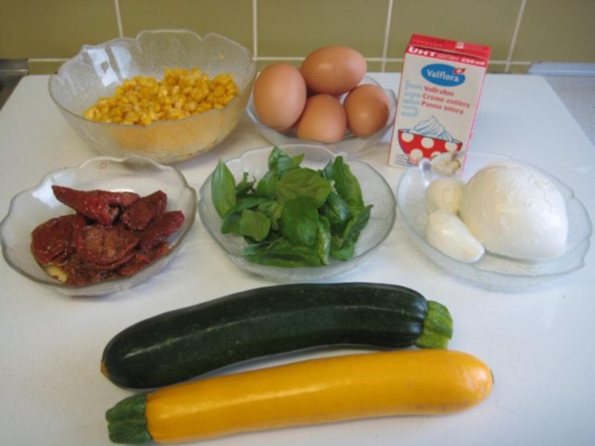 Zucchini-Mais-Omelette - Rezept - Bild Nr. 5