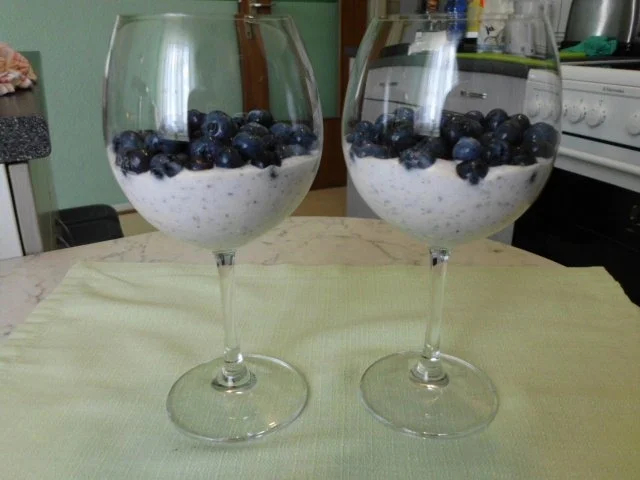 Heidelbeerquark Creme mit Schokoladenraspel - Rezept - Bild Nr. 14