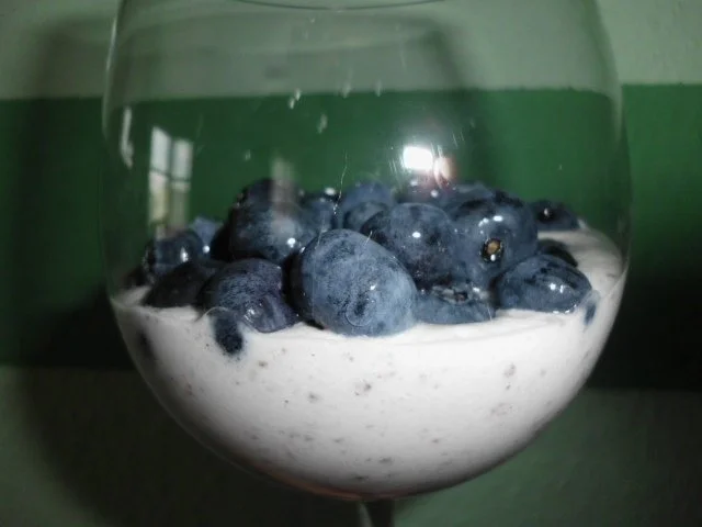 Heidelbeerquark Creme mit Schokoladenraspel - Rezept - Bild Nr. 15