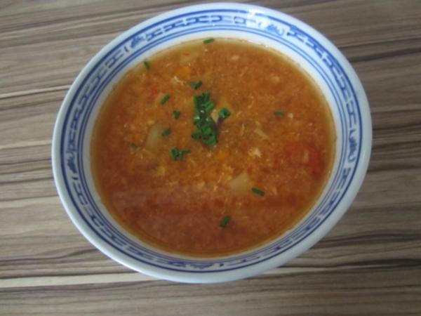 Pekingsuppe ...schmeckt wirklich wie im China-Restaurant! :-) - Rezept ...