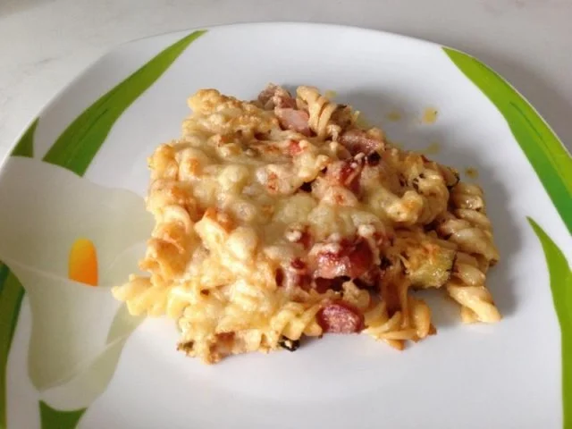 Rezept: Zucchini Pfanne mit Bauchspeck ( überbacken ) Zucchini Pfanne mit Bauchspeck ( überbacken ) - Rezept