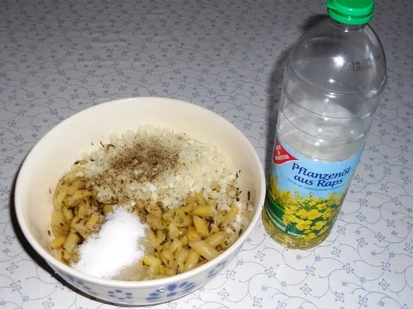 "Oma - Friede`s" einfacher, frischer Wachsbohnensalat (Rzpt. um 1939) - Rezept - Bild Nr. 7