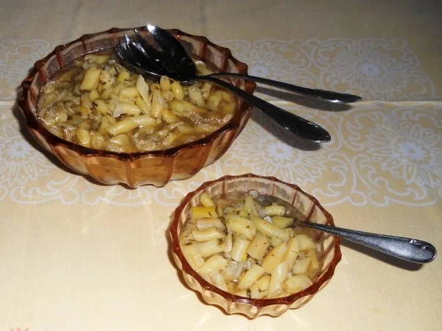 "Oma - Friede`s" einfacher, frischer Wachsbohnensalat (Rzpt. um 1939) - Rezept - Bild Nr. 10