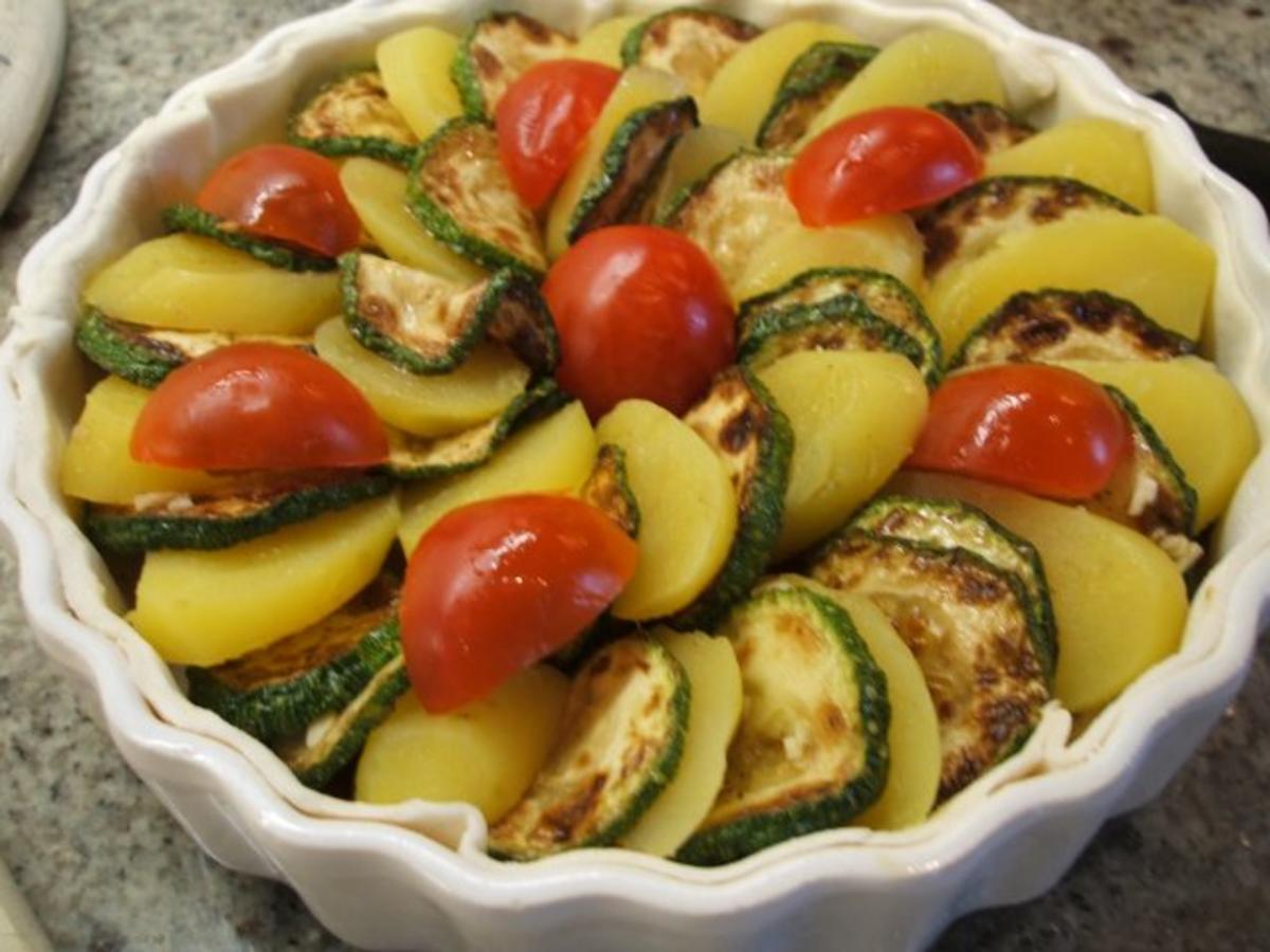 Pikantes Backen: Quiche aus Blätterteig mit Zucchini - Rezept - Bild Nr. 6