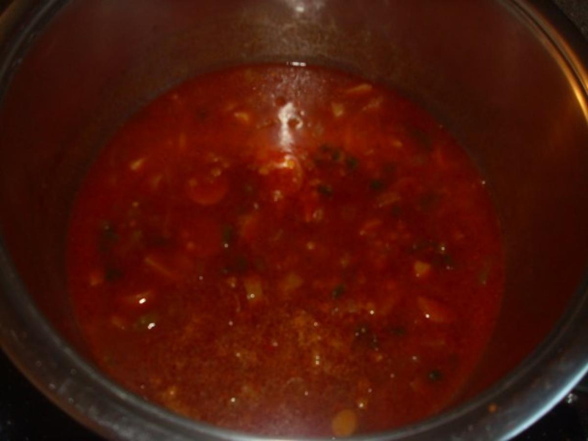 Gemüsesuppe mit Bulgur und roten Linsen - Rezept - Bild Nr. 4