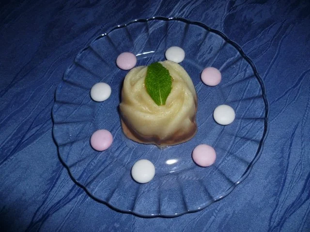 Rezept: Eis - Bananen-Eis auf Schoko-Minz-Eis Eis - Bananen-Eis auf Schoko-Minz-Eis - Rezept