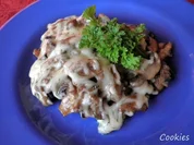 Überbackene Champignon - Schnitzel - Rezept