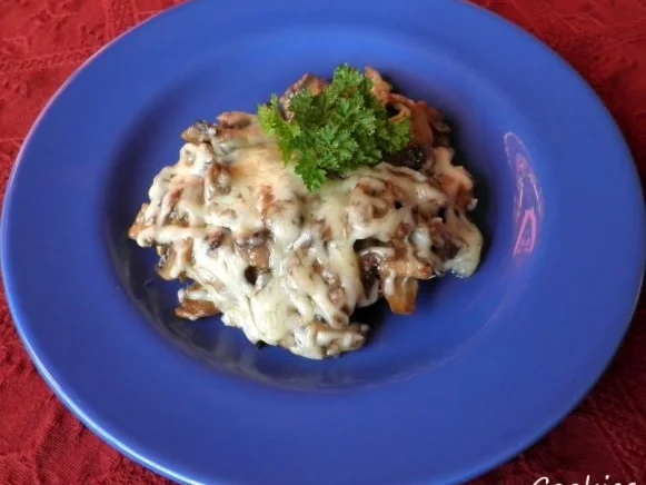 Überbackene Champignon - Schnitzel - Rezept - Bild Nr. 2